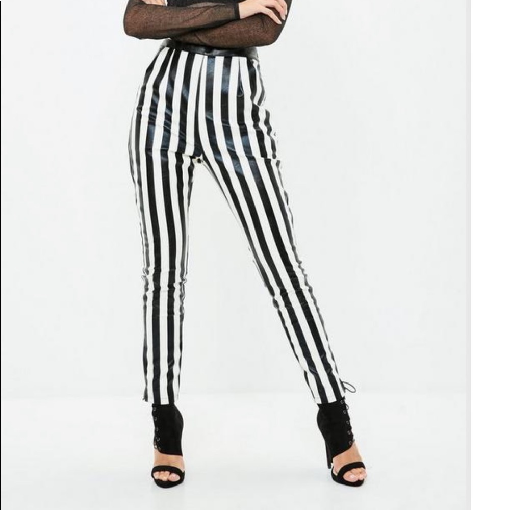 FAUX LEATHER PANTS